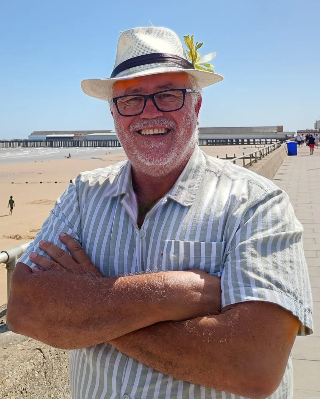 Tony Francis smiling outdoors